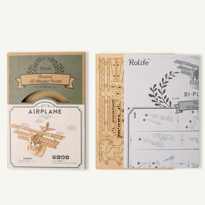Airplane 3D Wooden Puzzle