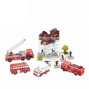Dinosaur / Insect / Fire fighters 3D Paper Puzzle