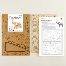 Load image into Gallery viewer, Elephant 3D Wooden Puzzle
