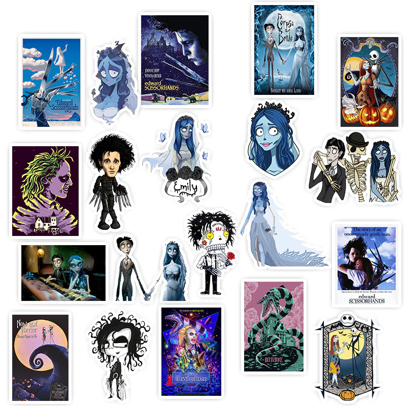 Tim Burton Stickers CheaperShoppingUK