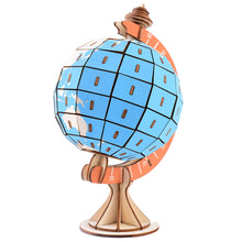 Load image into Gallery viewer, 3D Globe Laser Cutting Wooden Puzzle Game Assembly