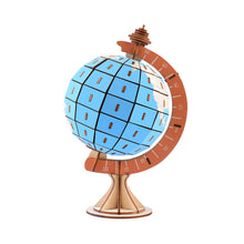 Load image into Gallery viewer, 3D Globe Laser Cutting Wooden Puzzle Game Assembly