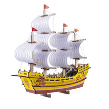 Load image into Gallery viewer, 3D Sailing Ship Wooden Puzzle