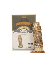 Load image into Gallery viewer, 3D Leaning Tower of Pisa Wooden Puzzle