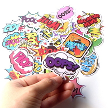 Load image into Gallery viewer, Comic Text Stickers - 40 Pcs