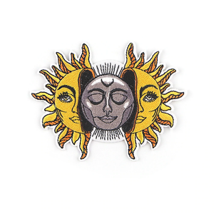 Sun and Moon Iron on Patch