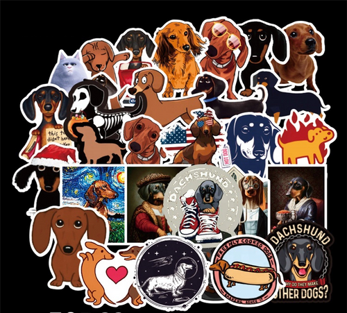 Dachshund Dog Stickers