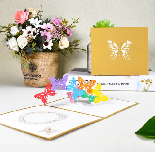 Butterfly design Pop up card