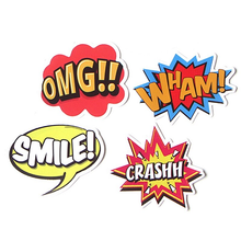 Load image into Gallery viewer, Comic Text Stickers - 40 Pcs