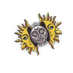 Sun and Moon Iron on Patch