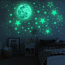 Load image into Gallery viewer, Luminous Sticker Stars And Moon Planet Space Wall Stickers Decal