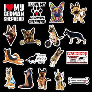 German Shepherd Stickers