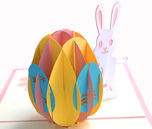 Load image into Gallery viewer, Easter Bunny Pop up card