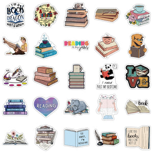 Book Reader Stickers