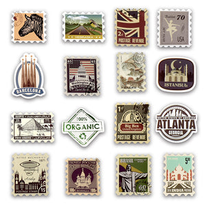 Traveling Stamp Sticker