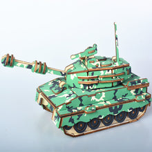 Load image into Gallery viewer, Military Army Tank 3D Wooden Puzzle