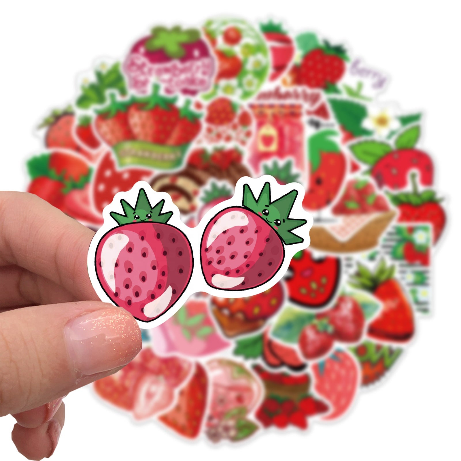 Strawberry stickers