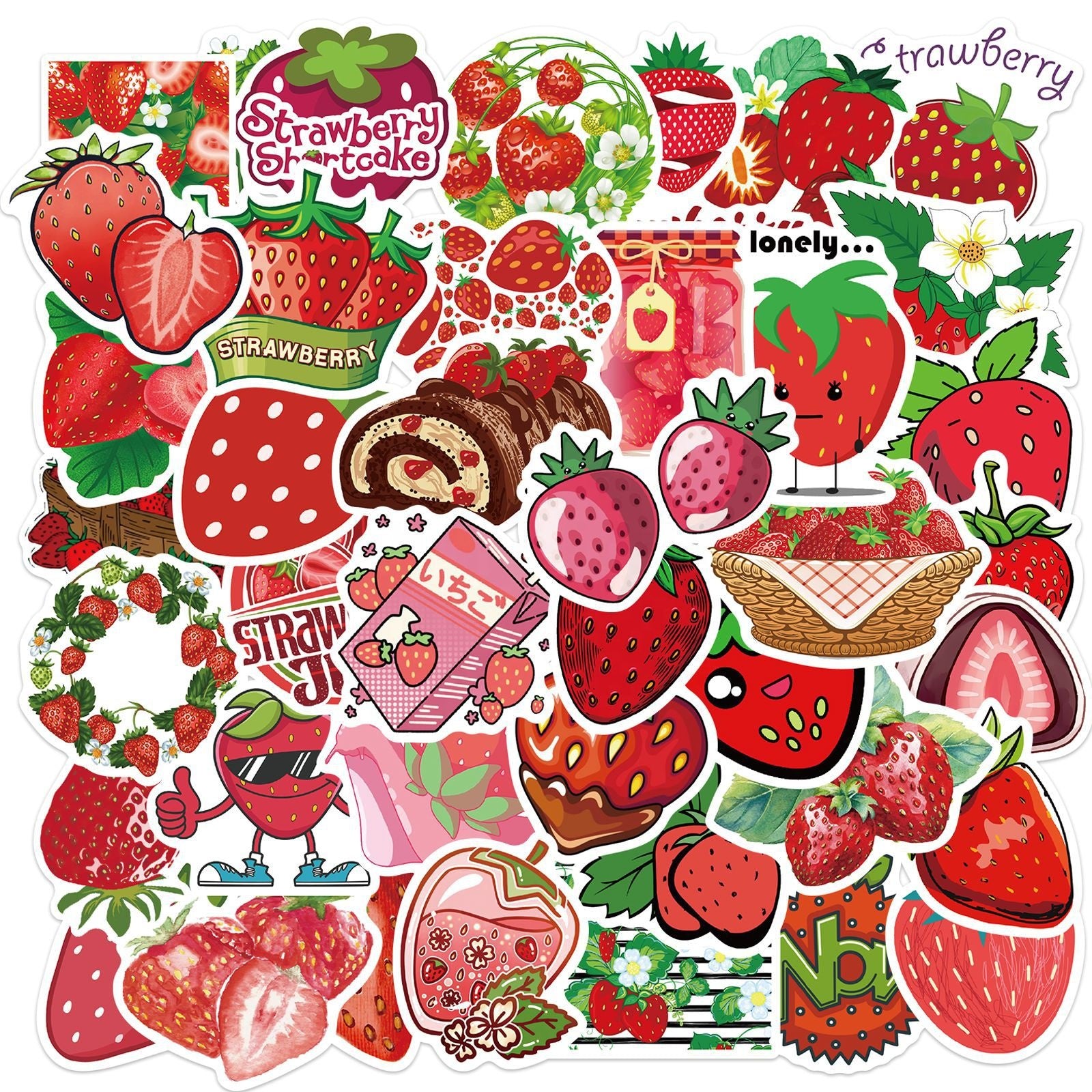 Strawberry Stickers – CheaperShoppingUK