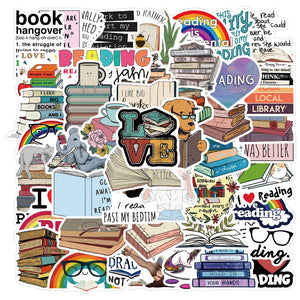 Book Reader Stickers