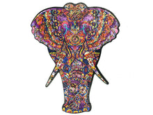 Load image into Gallery viewer, Wooden Animal Jigsaw Puzzles Mysterious Elephant