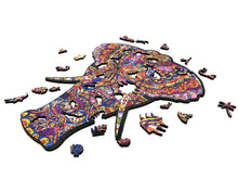 Load image into Gallery viewer, Wooden Animal Jigsaw Puzzles Mysterious Elephant