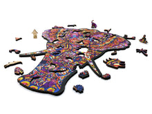 Load image into Gallery viewer, Wooden Animal Jigsaw Puzzles Mysterious Elephant